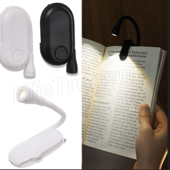 Iluminação LED para leitura, portátil, usb recarregável proteção para os olhos luz noturna mini 360 °