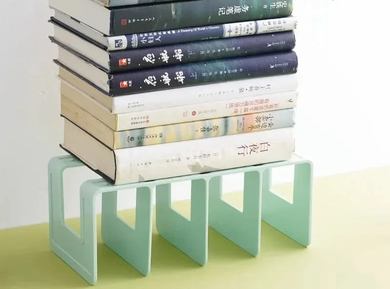 Estante de livro Multifuncional - suporte organizador de mesa para livro revista cd arquivos escola material de escritório