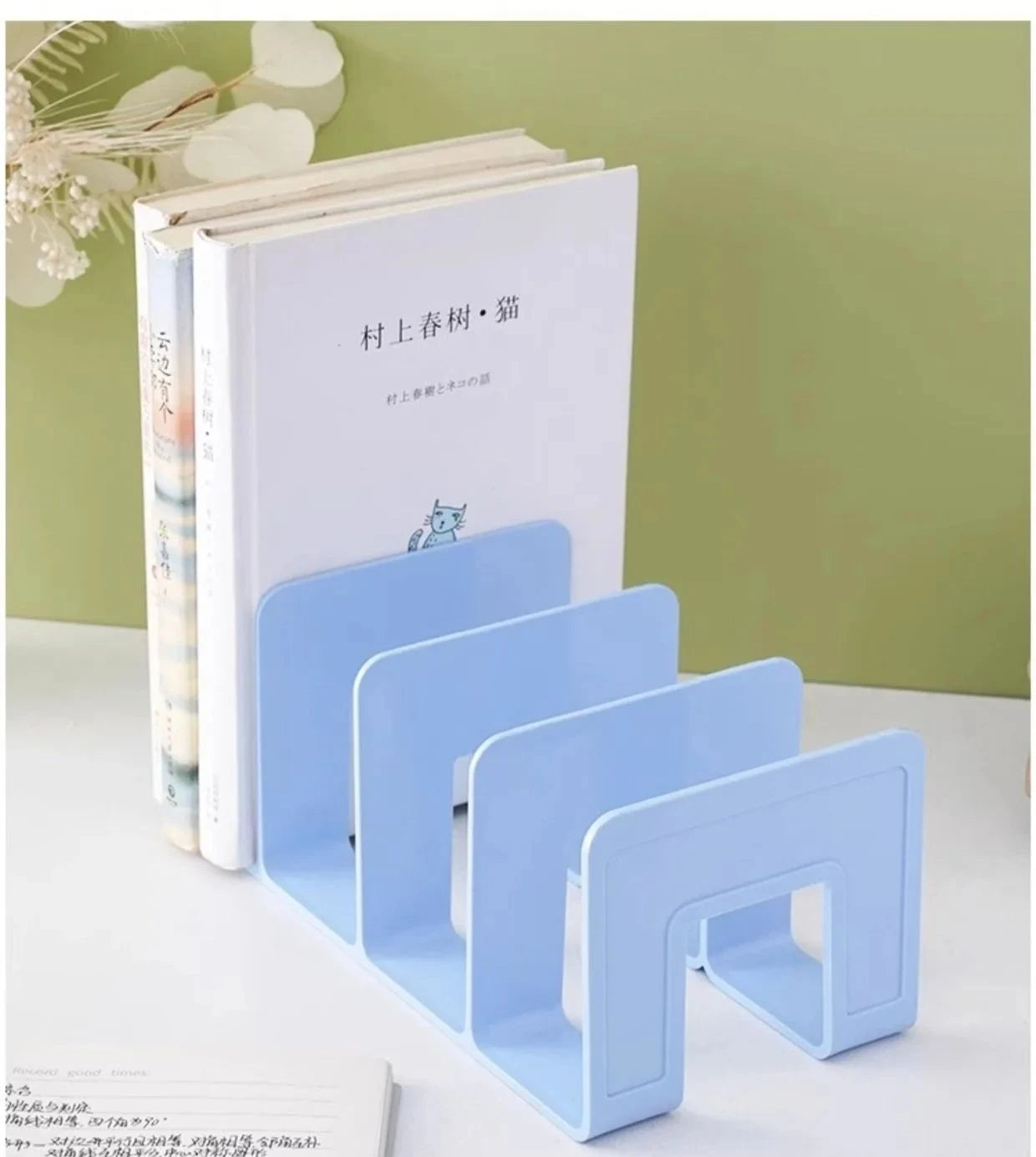 Estante de livro Multifuncional - suporte organizador de mesa para livro revista cd arquivos escola material de escritório