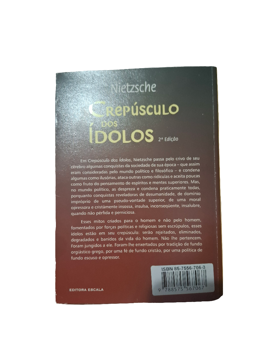 Crepúsculo dos Ídolos- Nietzsche
