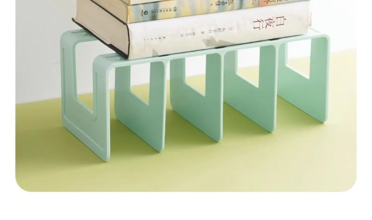 Estante de livro Multifuncional - suporte organizador de mesa para livro revista cd arquivos escola material de escritório