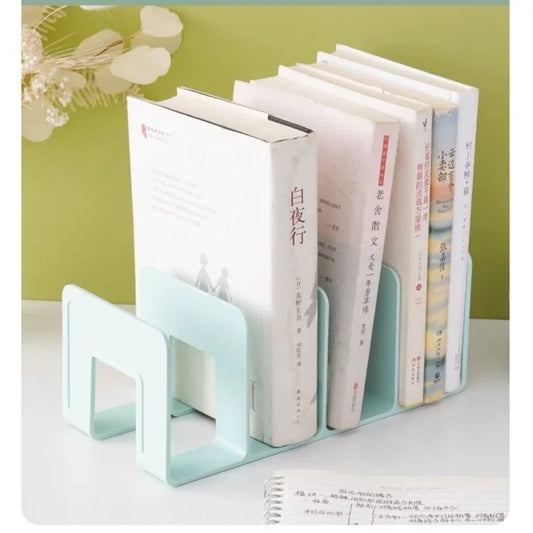 Estante de livro Multifuncional - suporte organizador de mesa para livro revista cd arquivos escola material de escritório
